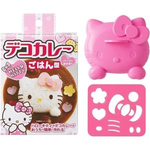 Sanrio Hello Kitty Rice Mold Pink Lunch Kitchen Bento Kawaii